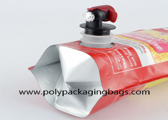 Podwójne dno 1,5 l 3 l 5 l Folia aluminiowa Wylewane woreczki Torby do pakowania z czopem