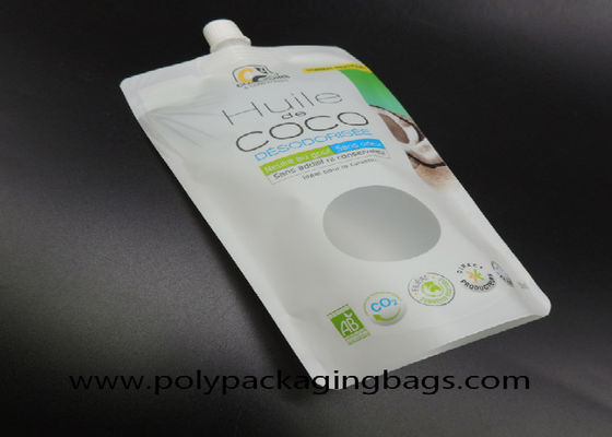 16oz 500ml Opakowanie na mleko kokosowe Samozasysająca torba z dyszą Stand Up Bag z dziobkiem
