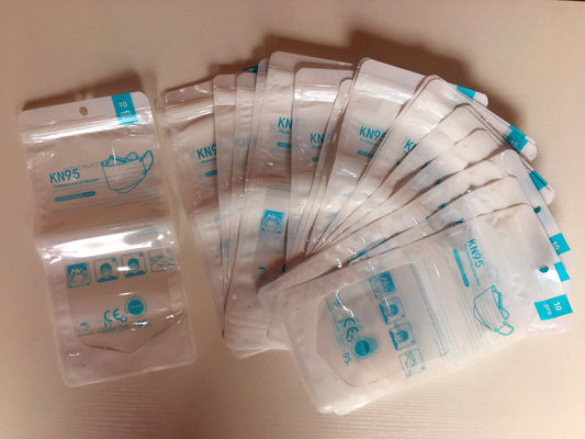 Jednorazowe drukowanie wklęsłodruku CPP Plastikowe etui na zamek błyskawiczny Torby do pakowania maski Ziplock