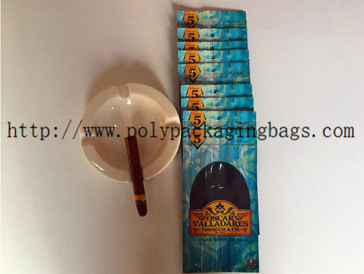 Recyklingowe torby na humidor cygarowy OPP PE z zamknięciem na zamek błyskawiczny Torba na cygaro Humi Zip Bag