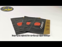 Czarne klasyczne nawilżające świeże papierosy Humidor Bags rozmiar W140xL250mm