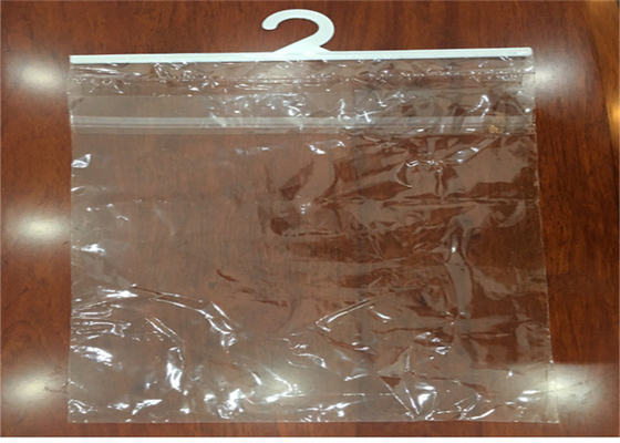 Plastikowa torba z możliwością wielokrotnego zamykania z haczykiem, samouszczelniająca się plastikowa torba z wieszakiem