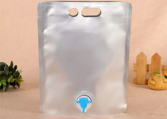 Torba na wino wielokrotnego użytku z folii aluminiowej z wylewką / czopem Materiały BOPA PE