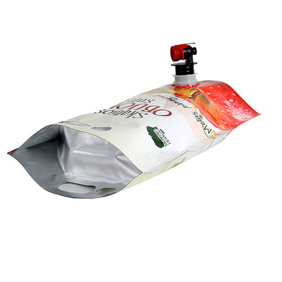 Dostosowanie rozmiaru Stand Up Pocket With Spout Moisture Proof Packaging dla wina / soku / oliwy z oliwek